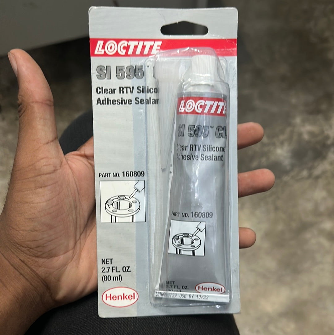 595-80ML LOCTITE SI 595 RTV 80ML HI TEMP SILICONE CLEAR (59530) | The 595-80ML LOCTITE SI 595 RTV 80ML HI TEMP SILICONE CLEAR (59530) | The